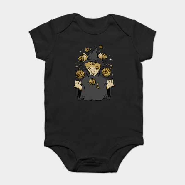 Wizard Cat Baby Bodysuit by Cosmo Gazoo
